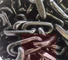 鍛打合金鋼的礦車鏈接三環(huán)鏈 鍛打合金鋼的礦車鏈接三環(huán)鏈